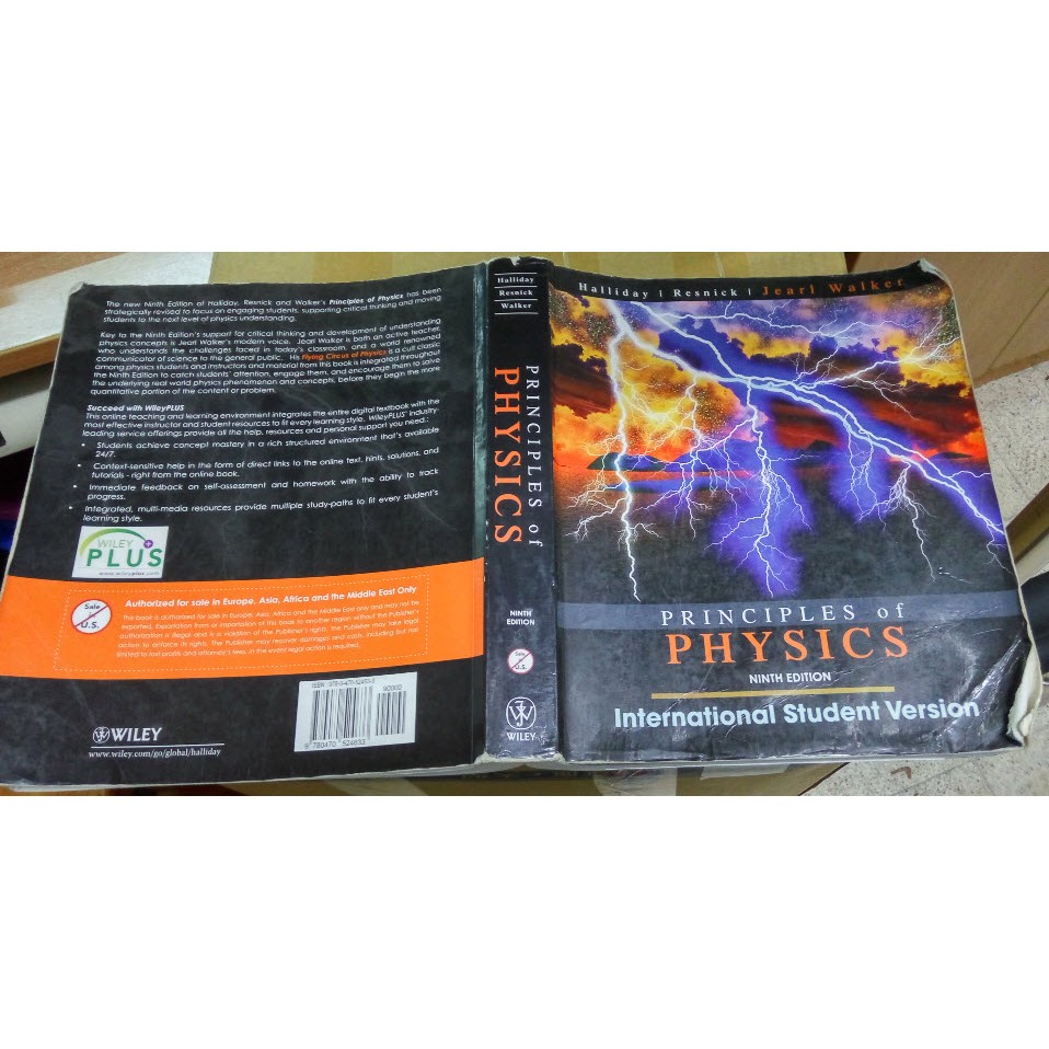 Principles of Physics 9th| ISBN:9780470524633| Halliday