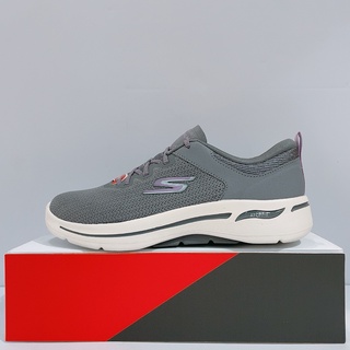 SKECHERS GO WALK ARCH FIT 女生 灰色 舒適 足弓支撐 運動 慢跑鞋 124872CHAR