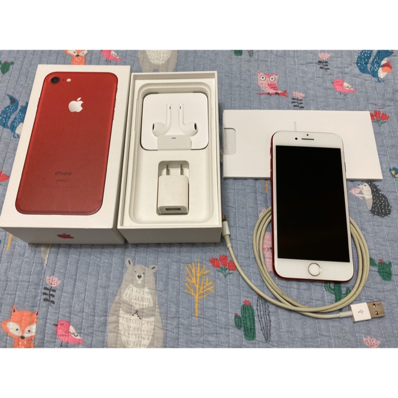 iPhone 7 128g , 限量紅色,自售非手機行,I phone 7,空機