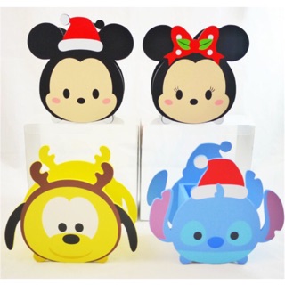 迪士尼 TSUM TSUM 木頭筆筒 米奇米妮 史迪奇 布魯託聖誕節 聖誕造型筆筒 木製筆筒 收納盒 置物盒 聖誕禮物