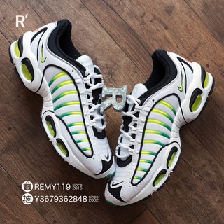 R’代購 NIKE AIR MAX TAILWIND IV 白黃綠 螢光 漸層 AQ2567-100 男女