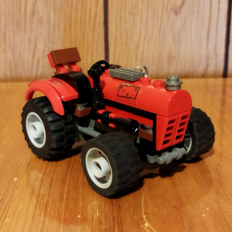 lego 76054 紅色 拖拉機 red tractor