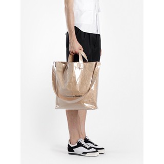 comme des garcons tote plastic