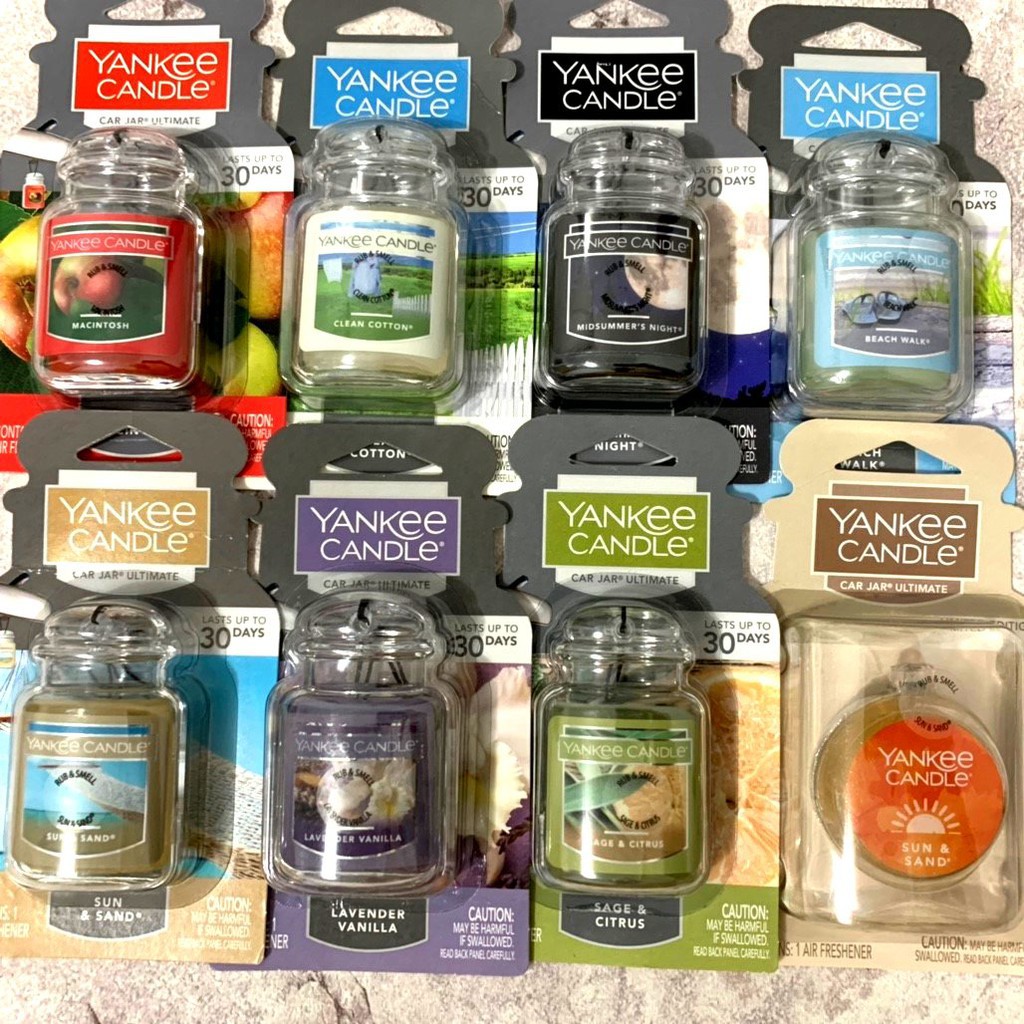 波妮小舖 Yankee Candle 車用芳香吊掛式13款可選 蝦皮購物