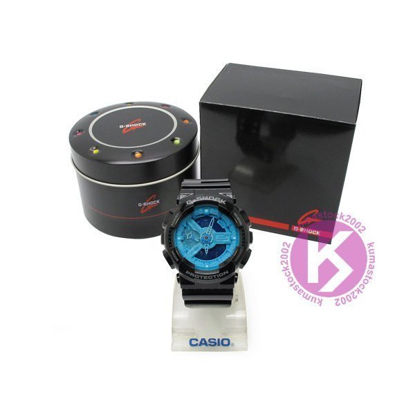 超高人氣 秒殺款式 日本限定款 CASIO G-SHOCK GA-110B-1A2DR 黑藍 亮面