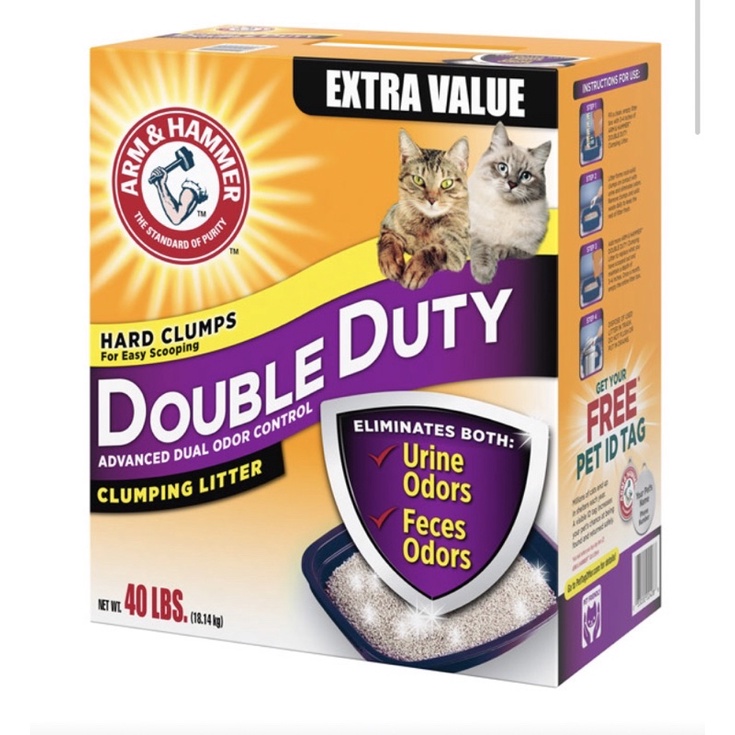 鐵鎚牌 ARM &amp; HAMMER CAT LITTER 加強除臭貓砂18.14kg