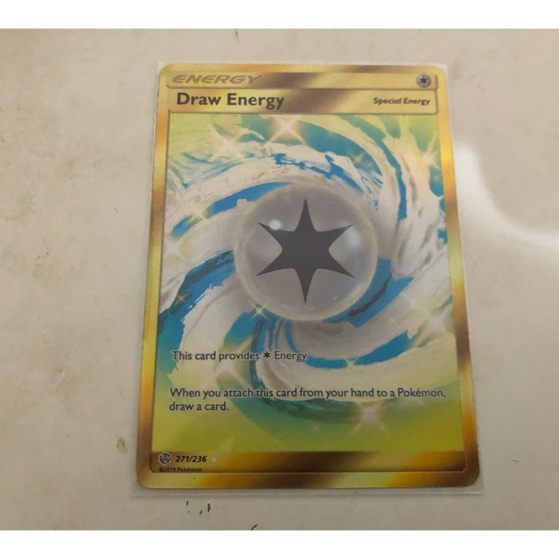 PTCG 金能量 Draw Energy SM12 271/236 抽牌能量 國際版 寶可夢 神奇寶貝卡