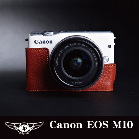 【TP original】相機皮套 真皮底座  Canon EOS M10  EOSM10 專用