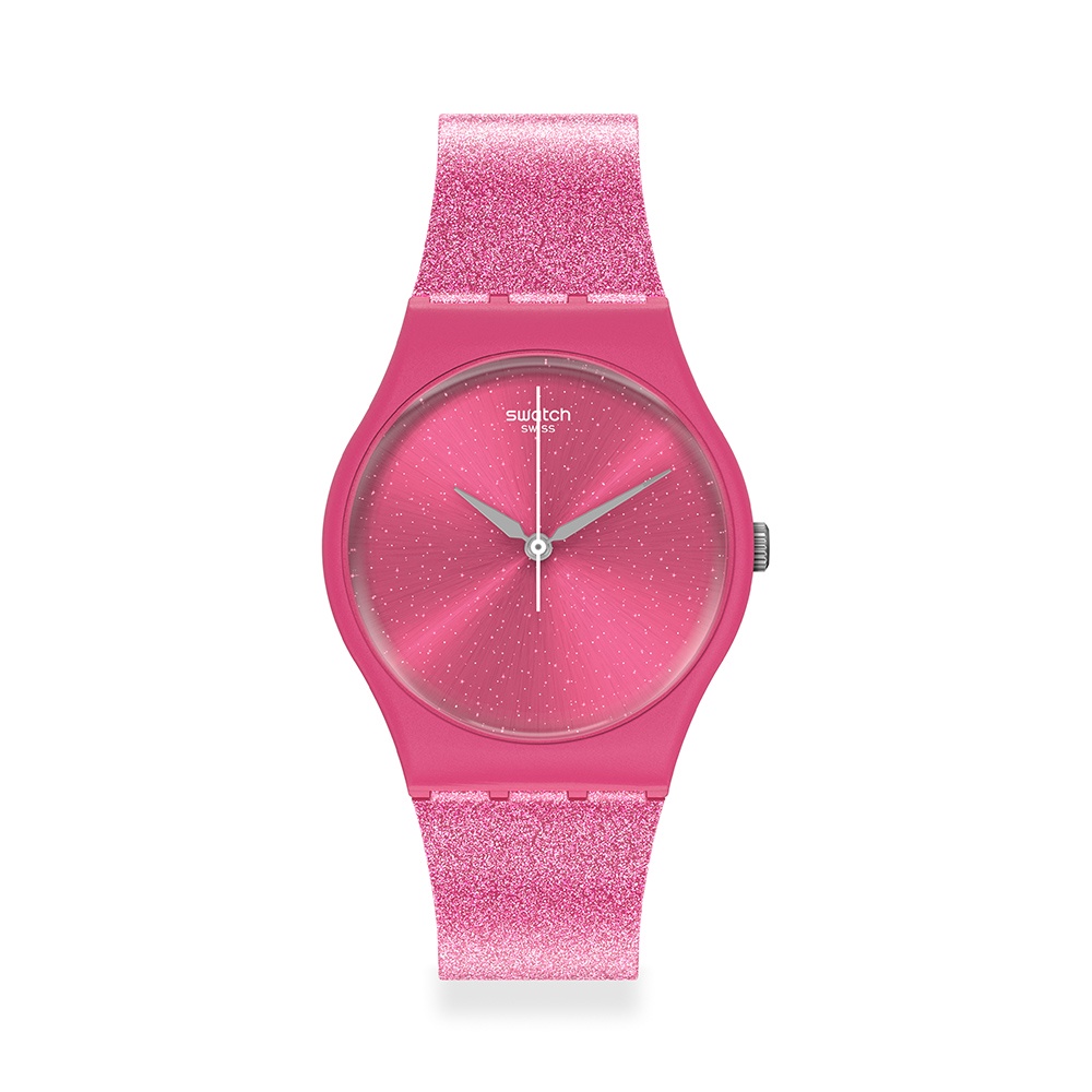 【SWATCH】Gent 原創 手錶MAGI PINK(34mm) 瑞士錶 SO28P101