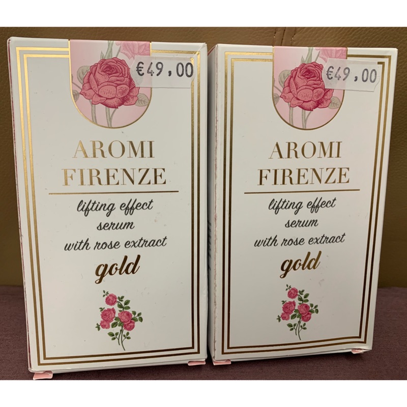 蕾莉歐 AROMI FIRENZE玫瑰美白精華保濕液30ml 義大利購入 2瓶合購