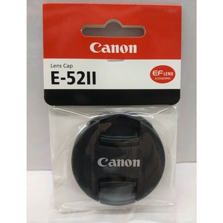 【玖華攝影器材】CANON E52II 52mm 原廠鏡頭蓋 52mm 鏡頭蓋