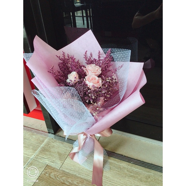 永生玫瑰花束❤️不凋花乾燥花🌹進口不凋花米香⭐️