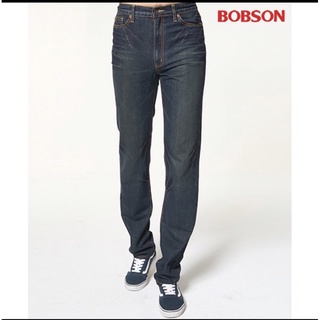 BOBSON伯布森／中腰彈性牛仔褲36腰34長/ 復古 / 彈性布料 男款-熱賣單品