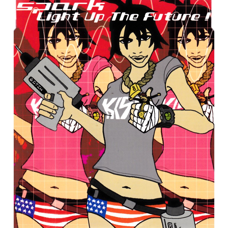 二手cd Spark Light Up The Future 日本閃爆光女子三人組混音單曲閃亮未來 蝦皮購物