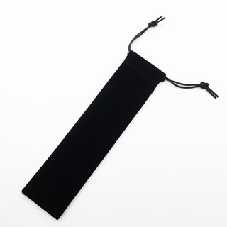 ⭐雙星商店⭐ ~<台灣現貨>高質感 黑色絨布袋 筆袋 適用各種筆 萬寶龍 LAMY CROSS 尺寸 16.5x4cm