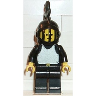 樂高人偶王 LEGO 絕版/城堡系列/城堡守衛#6035 cas177 黑徽黑騎士