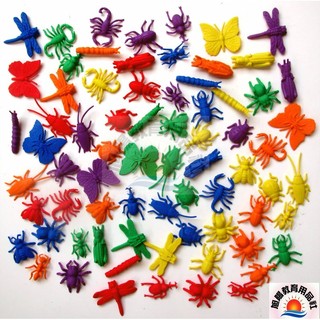 ※旭陽教育用品社※U.S.L遊思樂益智教具系列-軟質昆蟲模型(12款6色,72PCS裝)台灣製ST安全玩具
