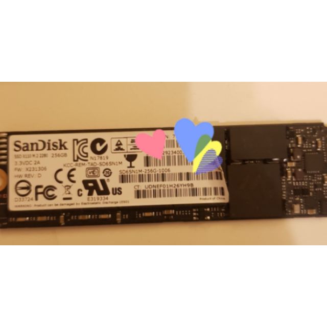 Sandisk SSD 256GB 型號x110