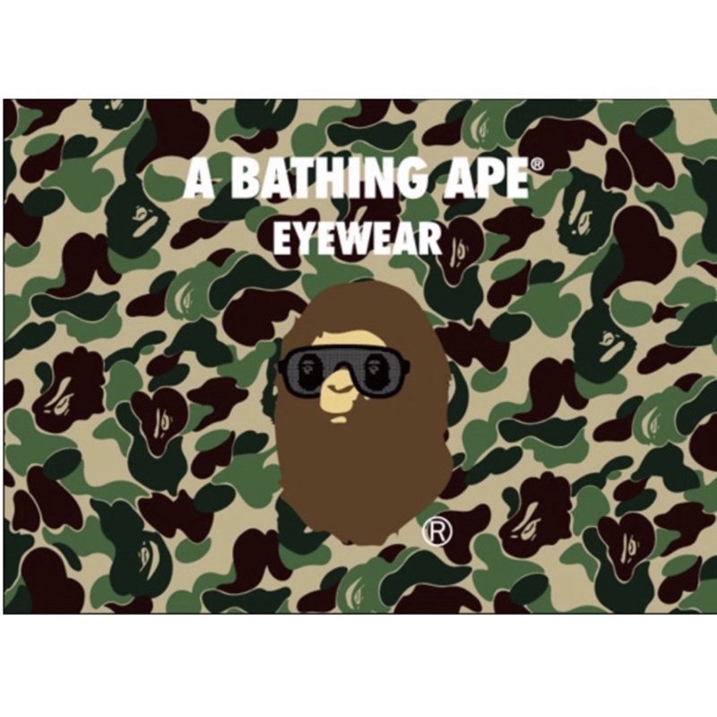 日本潮牌BAPE A Bathing Ape太陽眼鏡BS13043無盒便宜出❤️人類製造❤️可自行換有度數鏡片唷🥰