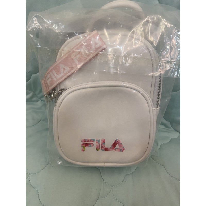 Fila 白色小後背包現貨全新