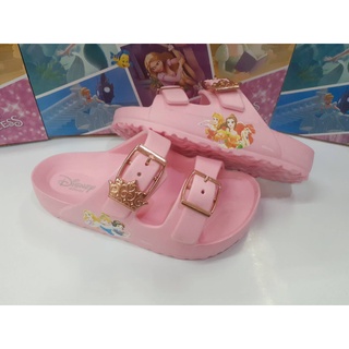 [kikishoes]DISNEY迪士尼拖鞋米妮粉色可愛伯肯兩桿防水一體成型拖鞋男女童防水拖鞋台灣製