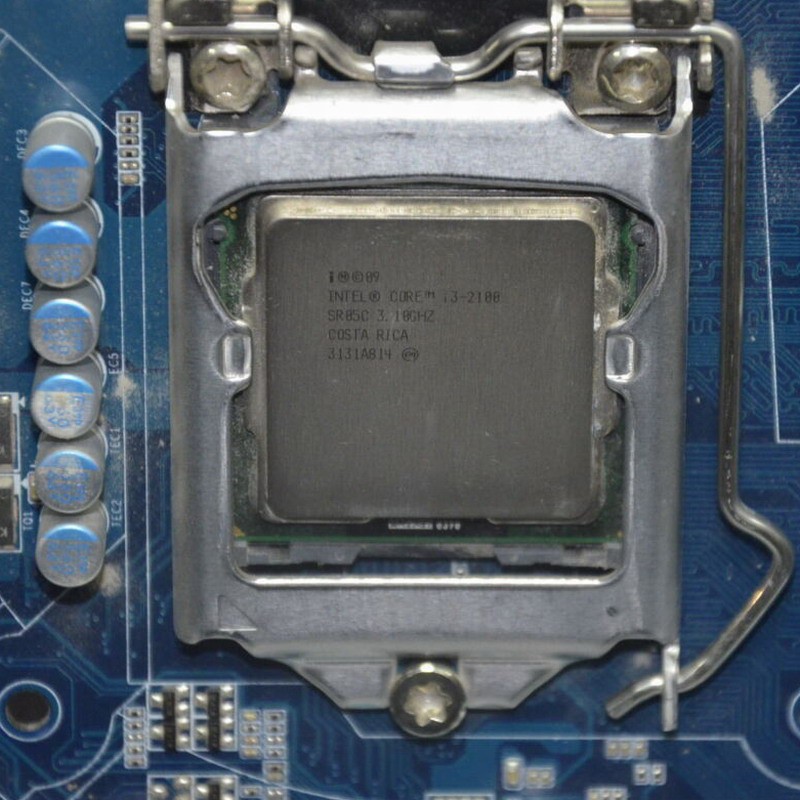 i3-2100四核處理器+技嘉GA-H61M-S2-B3主機板+DDR3 8G記憶體、含風扇與擋板【自取佛心價1599】