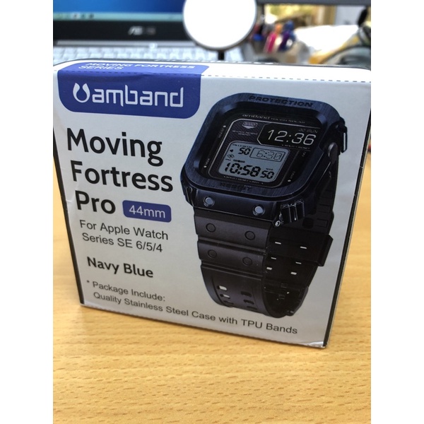 ［全新限量藍] amband moving fortress Pro for Apple Watch 44