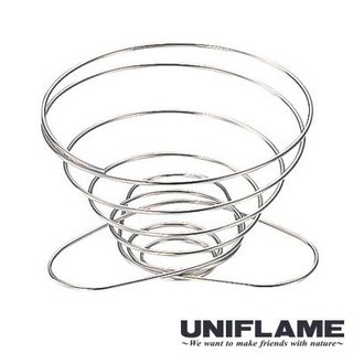 【UNIFLAME】U664025 咖啡濾架-2杯 可折疊輕巧304不鏽鋼咖啡濾紙架手沖咖啡架 18-8