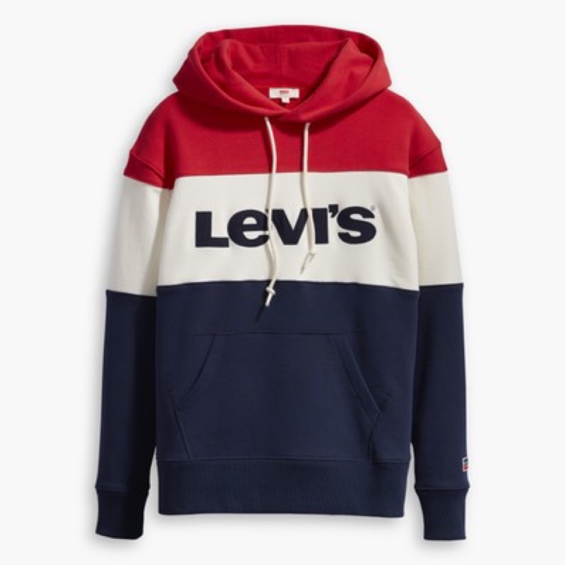 levis color block hoodie
