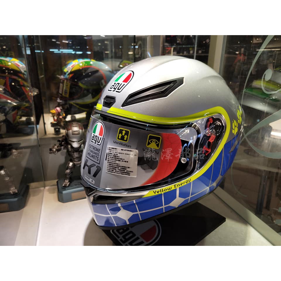 瀧澤部品 義大利 AGV K1 全罩安全帽 MUGELLO 2015 亞洲版 羅西 VR46 ROSSI 透氣舒適 通勤