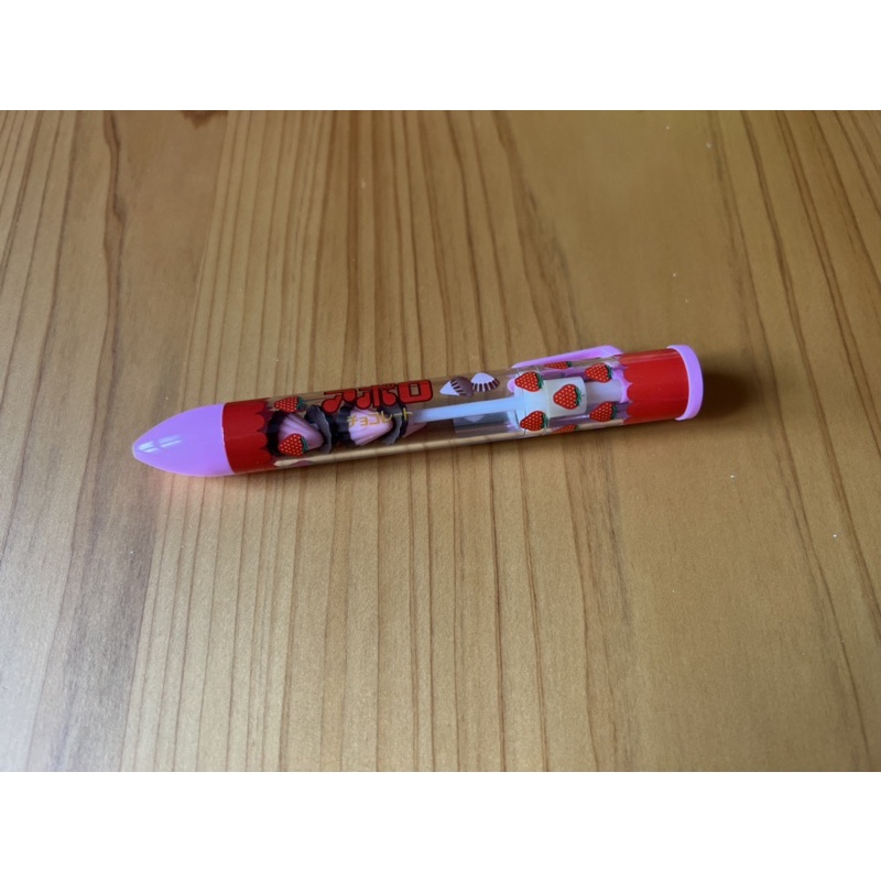 現貨 🇯🇵日本 Funbox Meiji 明治 🍓🍫草莓巧克力造型 可可造型 🖊️黑色原子筆 圓珠筆 筆