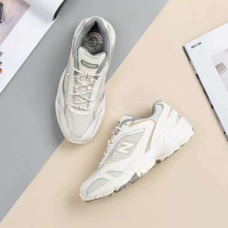 New balance 452 復古 休閒 老爹鞋 奶茶色 米白 金 厚底 增高 女鞋 NB452 WX452XA