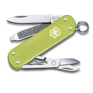 VICTORINOX 瑞士維氏 瑞士刀 5用 58mm Lime Twist 經典鋁合金萊姆綠 0.6221.241G