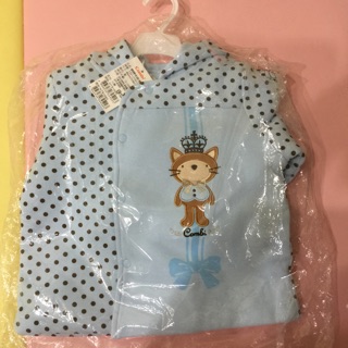 ［全新］ Combi舖棉連帽外套-甜蜜小貴族80cm