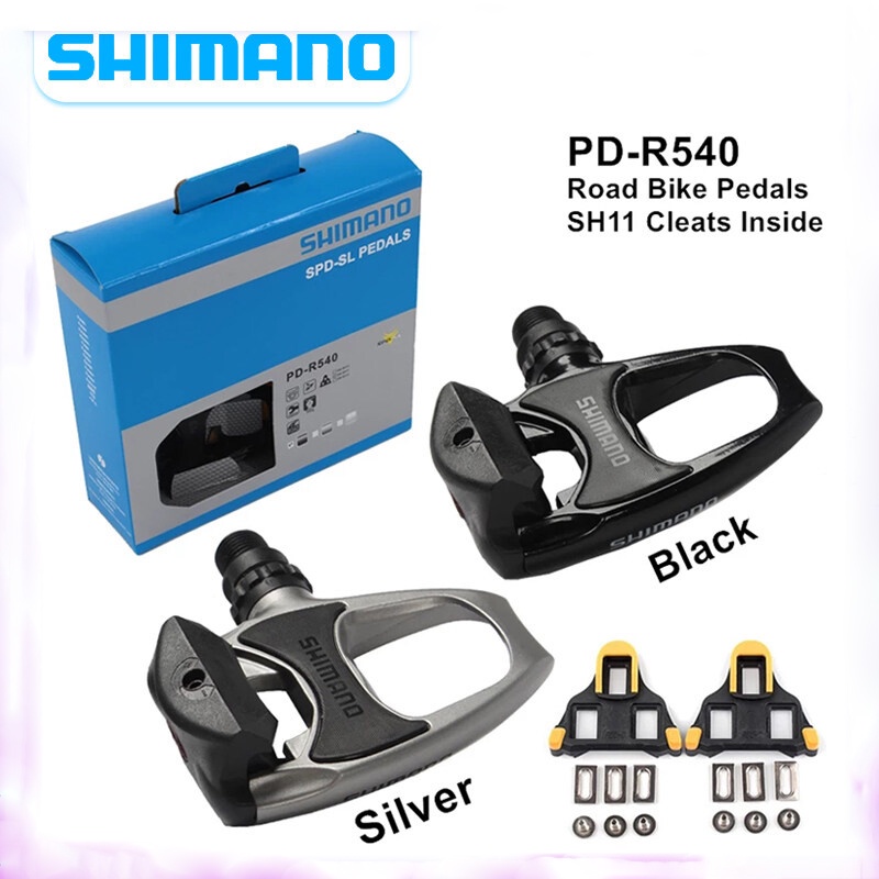 Shimano SPD-SL PD-R540 自行車踏板自行車平台踏板 SPD-SL 系統公路踏板, 包括 SH11 防