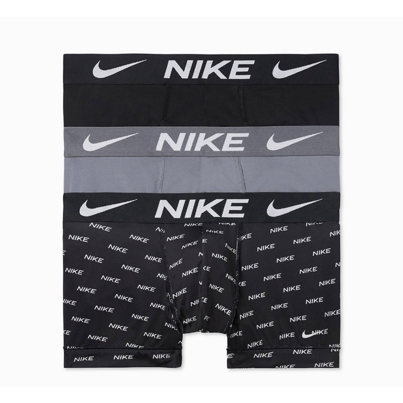 Nike Essential Micro 訓練束褲 運動內褲 短版黑色+LOGE黑+灰三件一組 透氣 原裝正品