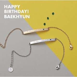 EXO 伯賢 生日手環