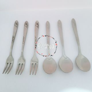 [附發票]王樣 鳳凰小匙 鳳凰小叉 湯匙 叉子 餐具 不鏽鋼湯匙 水果叉 不鏽鋼 小湯匙 小叉子 兒童匙 兒童叉