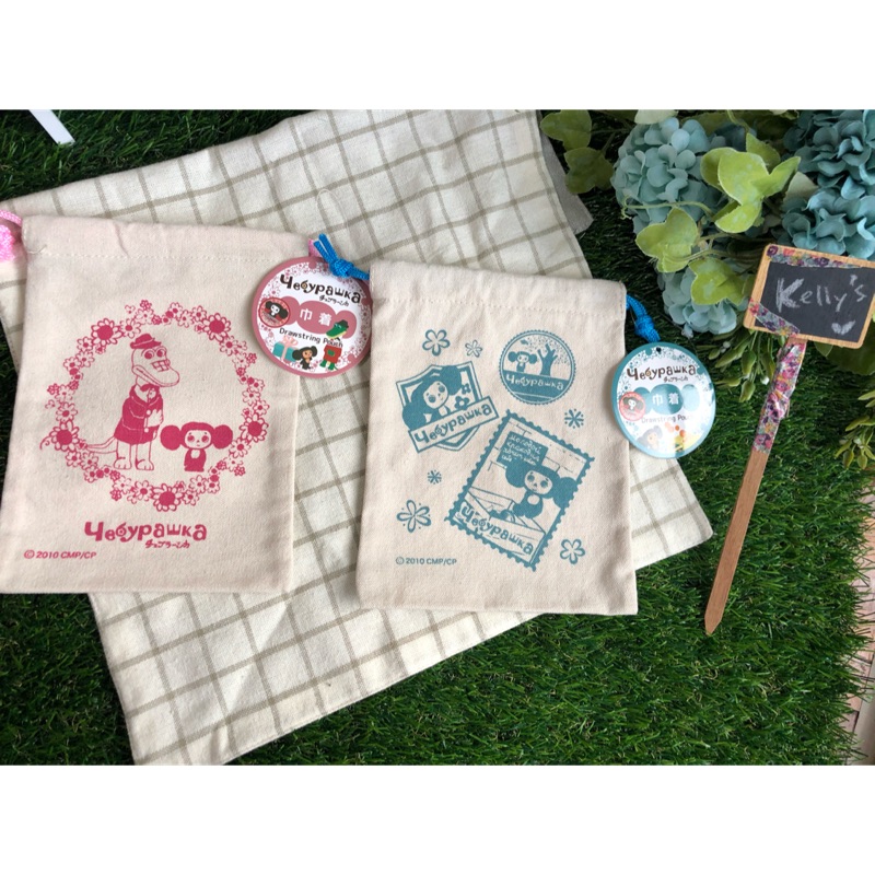 🌸日本直送現貨🌸大耳查布 帆布束口收納袋 兩色選