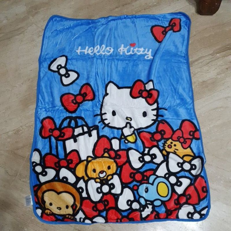 Hello Kitty 法蘭絨毯 隨身毯