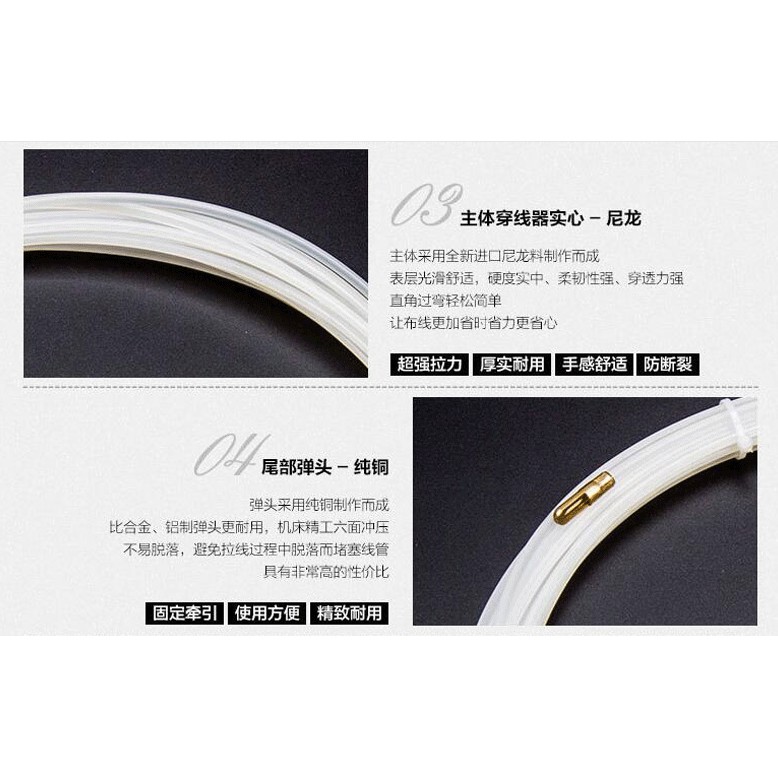 現貨 開發票 汽車拉線器5m 10m走線引線穿線佈線音響行車記錄器導航改裝倒車顯影鏡頭gps天線 蝦皮購物