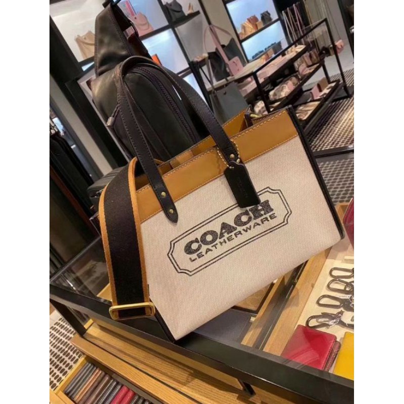 ‼️請勿直接下單‼️促銷 COACH Tote22 帆布托特包 媽咪袋 子母包 黛妃包