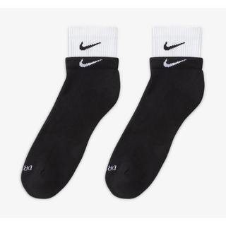 {OGC}NIKE EVERYDAY PLUS CUSHION 黑白 雙色 雙勾 襪子 DH4058-011