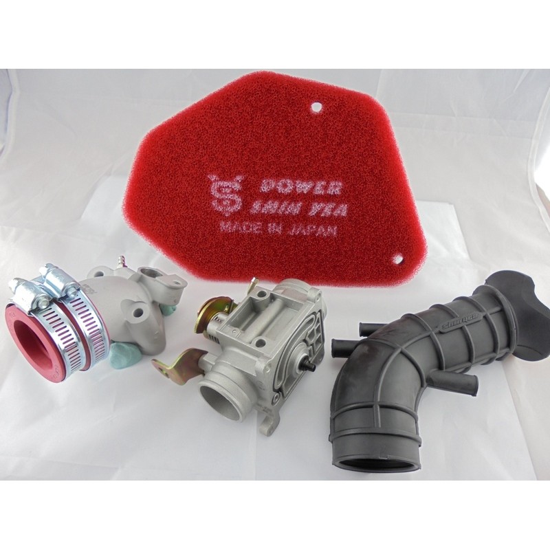 誠一機研 新雅 MANY 110 ROMEO 125 噴射進氣套件組 光陽 節流閥 岐管 高流量空濾 改缸 引擎 改裝