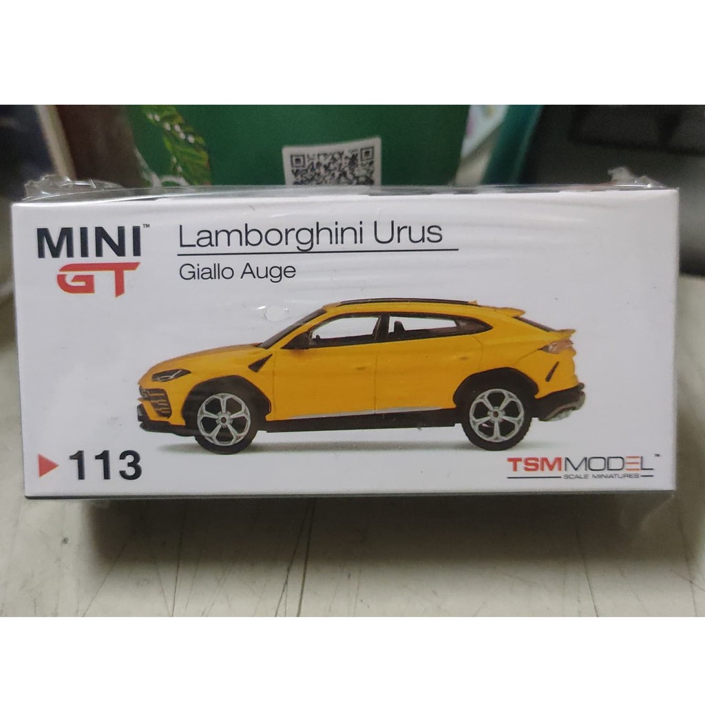 (現貨) MINI GT 113  Lamborghini Urus Giallo Auge