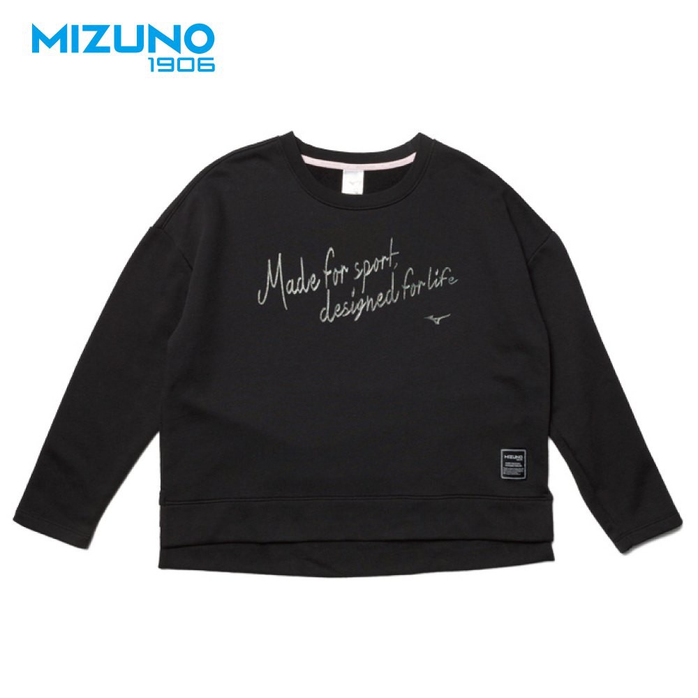 美津濃 MIZUNO 1906系列 女款長袖T恤 D2TA923109 (黑)