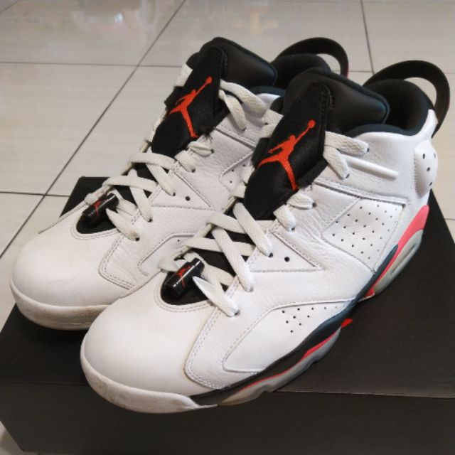 Air Jordan 6 retro low White Infrared 23-Black 11號 男鞋