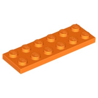 樂高 Lego 橘色 2x6 薄板 薄片 顆粒 3795 積木 地板 底板 玩具 親子 Orange Plate
