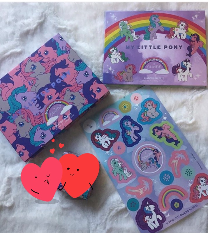 (現貨)美國ColourPop官網購買  My Little Pony Palette 我的彩虹小馬 12色粉狀眼影盤