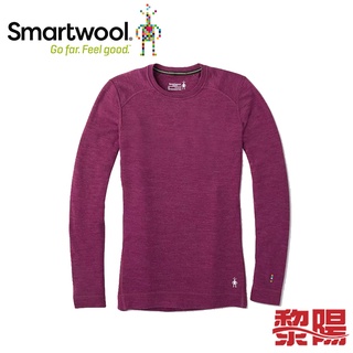 Smartwool 美國 NTS 250羊毛圓領長袖衫 女款 (酒紅) 美麗諾/保暖/排汗透氣 12SW224B49